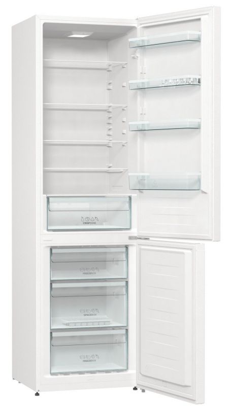 Холодильник з нижн. мороз. камерою Gorenje RK6201EW4, 200х60х60см, 2 двері, 239( 110)л, А+, ST, FrostLess , Зона св-ті, Білий