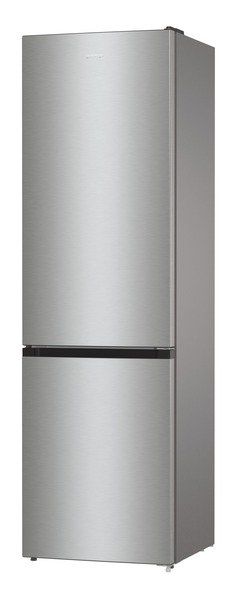 Холодильник з нижн. мороз. камерою Gorenje RK6201ES4, 200х60х60см, 2 двері, 239( 110)л, А+, ST, FrostLess , Зона св-ті, Нерж