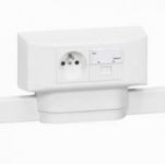 Коробка Mosaic 4 модулі для каналів глибиною 12.5мм, 16мм, 20мм DLPlus Legrand