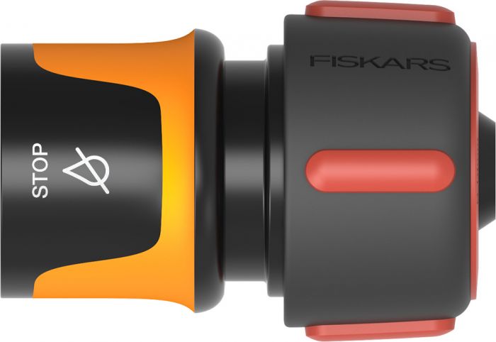 Fiskars Конектор для шлангу з аквастопом 19мм(3/4") Watering