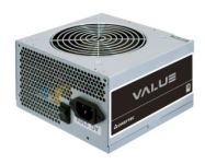 Блок живлення CHIEFTEC Value (500W), ATX v2.3, 200-240V, >80%, 80+ White (230V Only), 120мм, 1xMB 24pin(20+4), 1xCPU 8pin(4+4), 2xMolex, 3xSATA, 1xPCIe 8pin(6+2), CE, CB, TUV, RoHS, Bulk