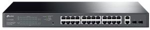 Комутатор TP-LINK TL-SG1428PE 24xGE/PoE+ 250W 2xGE 2xcomboGE/SFP EasySmart 19" 1U