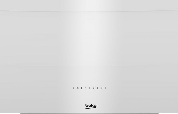 Витяжка нахилена Beko HCA62640W - 60см./582 м3/3 швидкості/LED підсвітка/біле скло