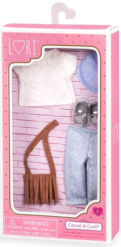 Набір одягу для ляльок LORI сумка з бахромою LO30022Z