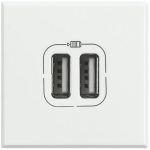 Bticino Axl роз'єм д / зарядки 2хUSB бел