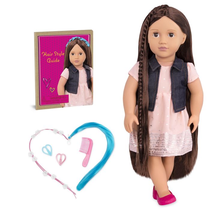 Лялька Our Generation Кейлін 46 см зі зростаючими волоссям, брюнетка BD31204Z