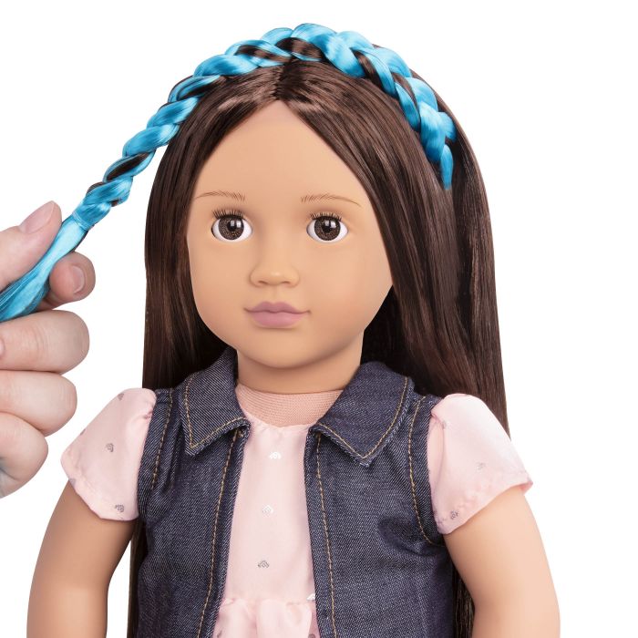 Лялька Our Generation Кейлін 46 см зі зростаючими волоссям, брюнетка BD31204Z