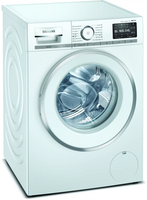 Пральна машина з фронт. зав. Siemens WM16XFH1OE, 10кг, 1600, A+++, 55см, Дисплей, Білий