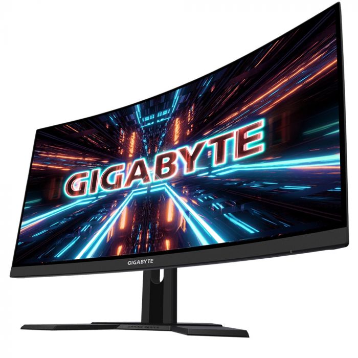 Монітор LCD GIGABYTE 27" G27QC-A, 2xHDMI, DP, 2xUSB, MM, VA, 2560x1440, 165Hz, 1ms, 132%sRGB, CURVED, FreeSync, HDR