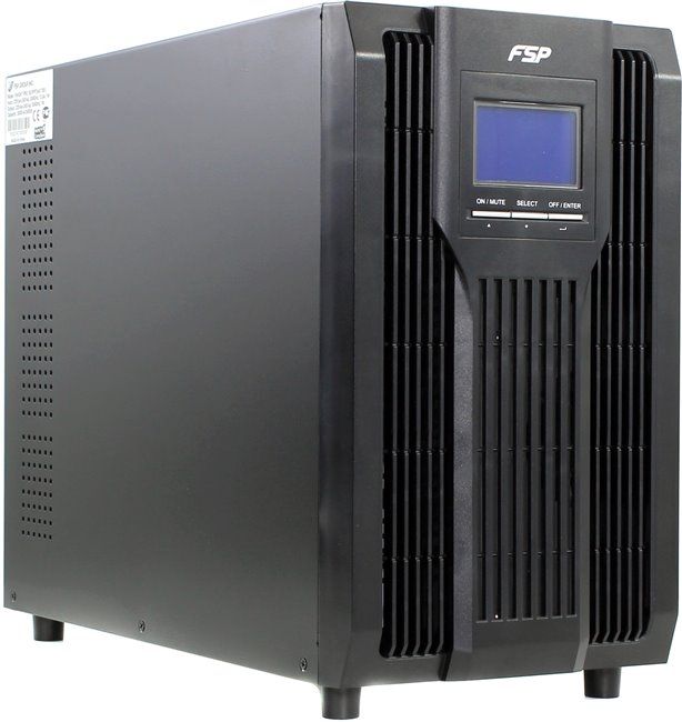 Джерело безперебійного живлення FSP Champ 2K, 2000VA/1800W, LCD, USB, 3xSchuko