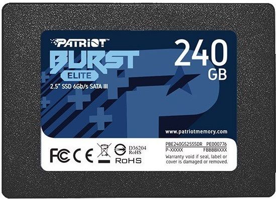 Накопичувач SSD Patriot 2.5"  240GB SATA Burst Elite