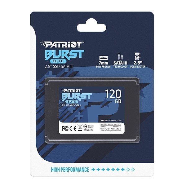 Накопичувач SSD Patriot 2.5"  120GB SATA Burst Elite