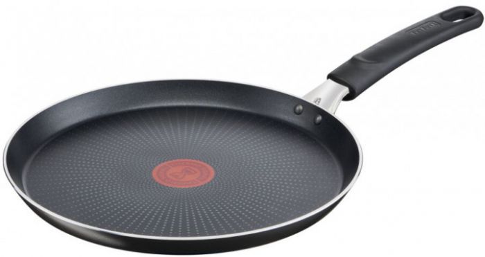 Сковорода для млинців Tefal XL Intense, 25см, покриття Titanium 2X, Thermo-Spot, алюм., чорний