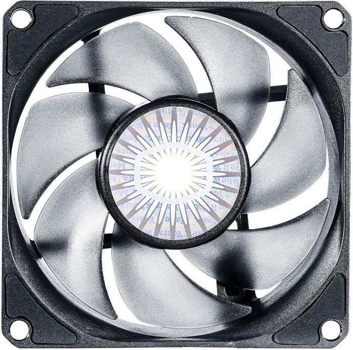 Корпусний вентилятор Cooler Master SickleFlow 80 Black,80мм,650-2500об/хв,Single pack w/o HUB