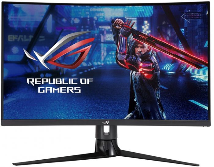 Монітор LCD 31.5" Asus ROG Strix XG32VC HDMI, DP, USB-C, VA, 2560x1440, 170Hz, 1ms, 125%sRGB, CURVED, FreeSync, HAS, HDR400