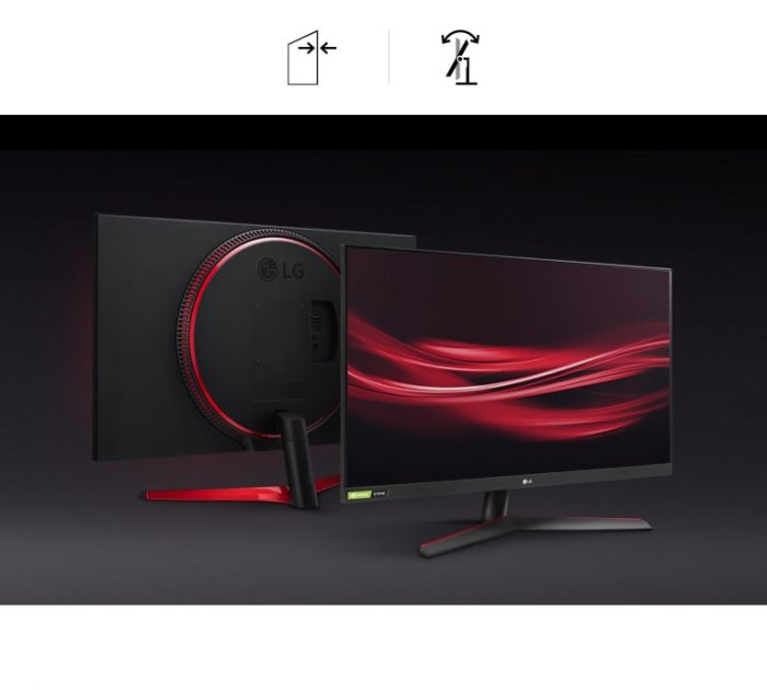 Монітор LCD 27" LG 27GN800-B 2xHDMI, DP, Audio, IPS, 2560x1440, 144Hz, 1ms, 99%sRGB, G-SYNC, FreeSync, HDR10