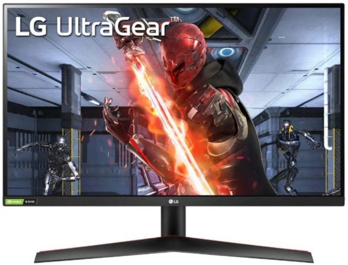 Монітор LCD 27" LG 27GN800-B 2xHDMI, DP, Audio, IPS, 2560x1440, 144Hz, 1ms, 99%sRGB, G-SYNC, FreeSync, HDR10