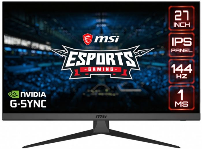 Монітор LCD 27" MSI Optix G272, 2xHDMI, DP, IPS, 144Hz, 1ms, 92%DCI-P3, AdaptiveSync