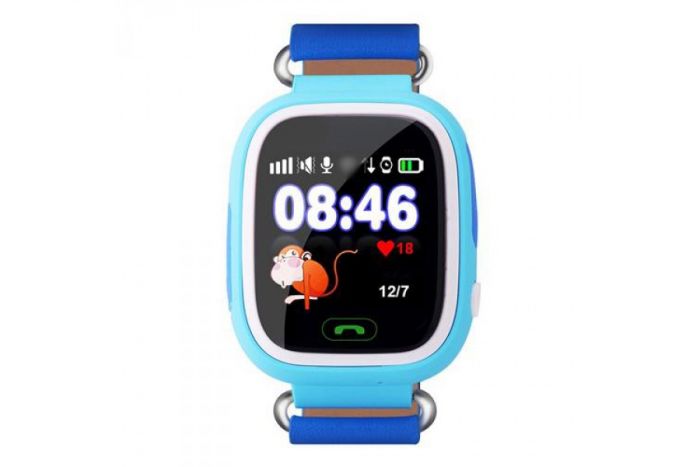 Дитячий GPS годинник-телефон GOGPS ME К04 синій