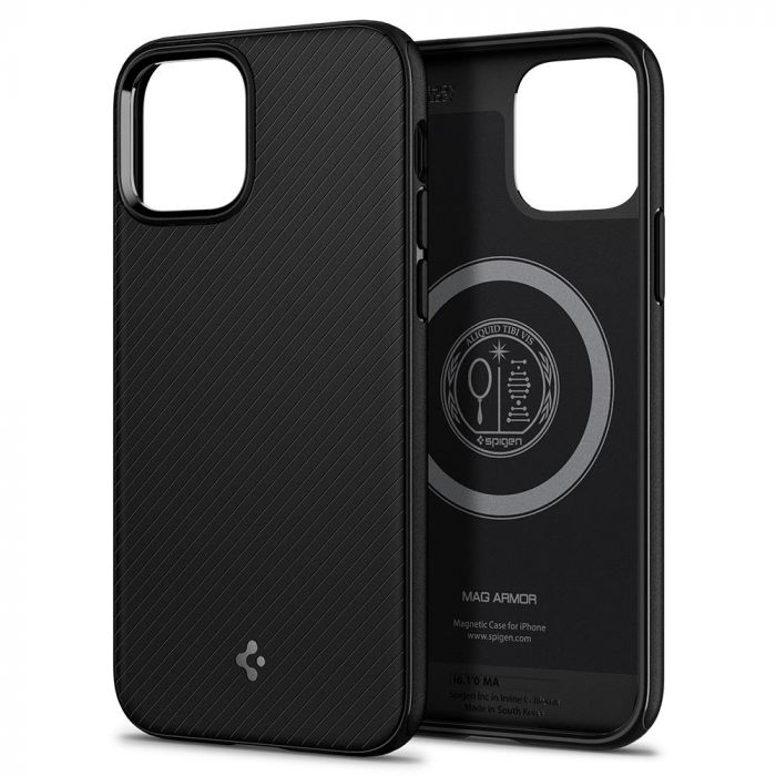 Чохол для Apple iPhone 12 / 12 Pro Mag Armor, Black