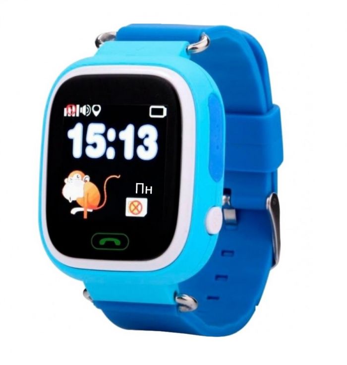 Дитячий GPS годинник-телефон GOGPS ME К04 синій