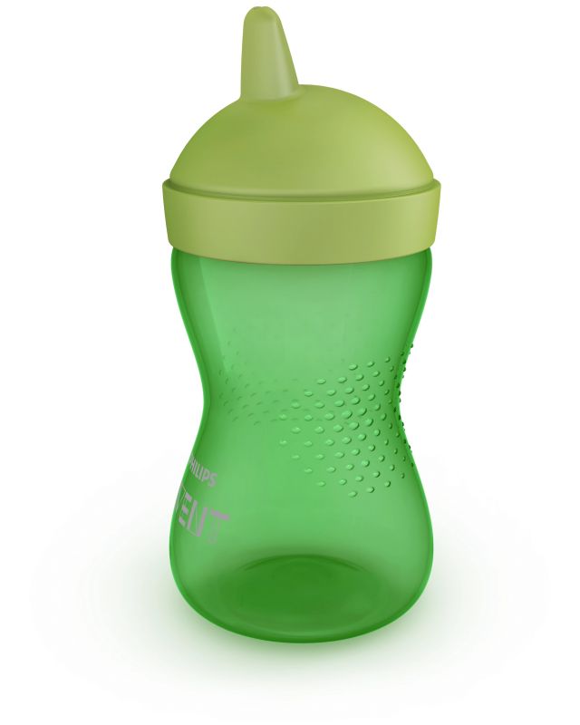 Чашка-непроливайка, з твердим носиком, зелена, 18міс+, 300 мл SCF804/03