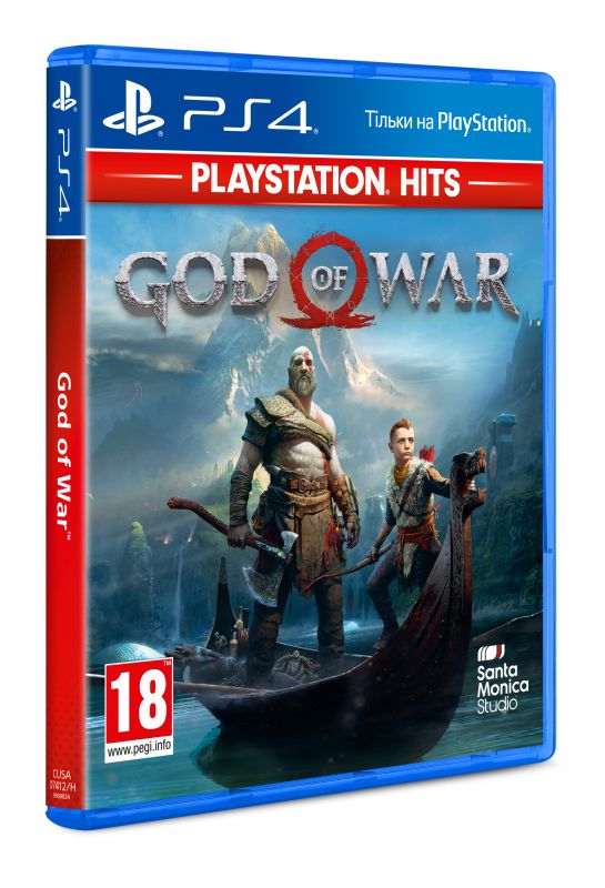 Гра консольна PS4 God of War (PlayStation Hits), BD диск