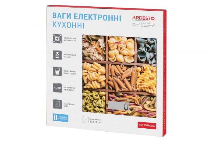 Ваги кухоннi Ardesto SCK-893PASTA