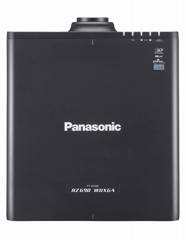 Інсталяційний проектор Panasonic PT-RZ690LB (DLP, WUXGA, 6000 ANSI lm, LASER) чорний, без оптики