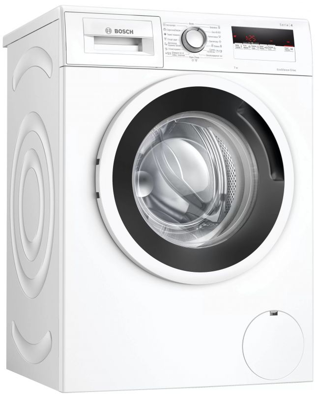 Пральна машина з фронт. зав. BOSCH WAN28162UA, 7кг, 1400, A+++(-10%), 55см, Дисплей, Білий