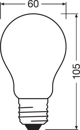 Лампа світлодіодна OSRAM SST CLAS A 100 12 W/4000K E27