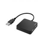 USB-хаб Hama 4 Ports USB 2.0 Black