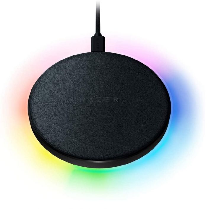 Зарядний пристрій RAZER Chroma Charging Pad 10W Fast WL Charger RGB Black