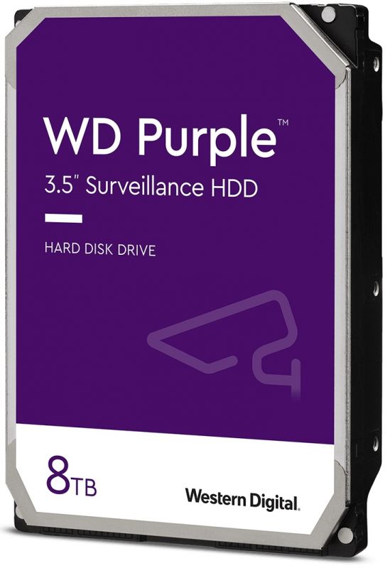 Жорсткий диск WD  8TB 3.5" 5640 128MB SATA Purple Surveillance