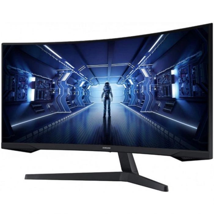 Монітор LCD 34" Samsung Odyssey G5 C34G55TWW D-Sub, 2xHDMI, DP, VA, 3440x1440, 21:9, 165Hz, 1ms