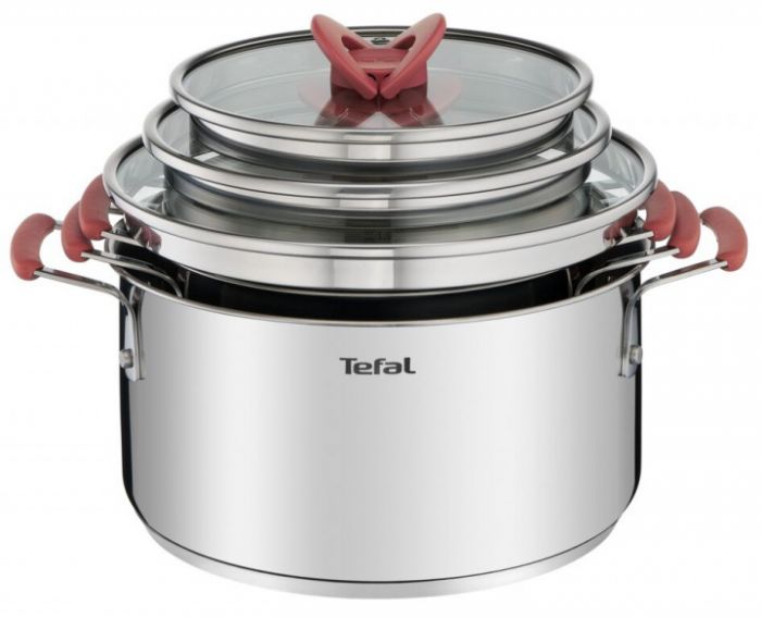 Набір посуду Tefal Opti Space, 6 предметів, нерж.сталь