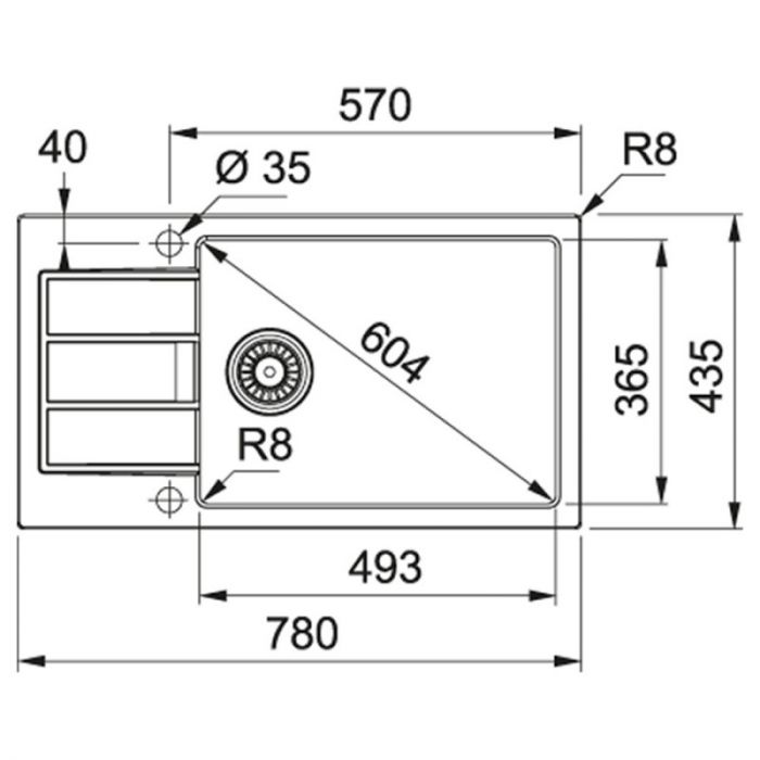 Кухонна мийка Franke S2D Slim 611-78 XL /143.0627.388