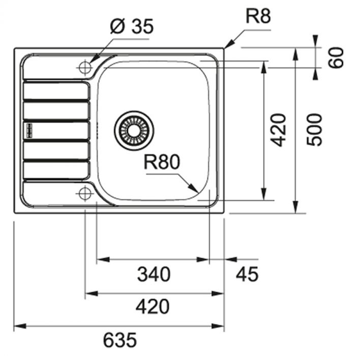 Кухонні мийки Franke Spark SKL 611-63/101.0598.808