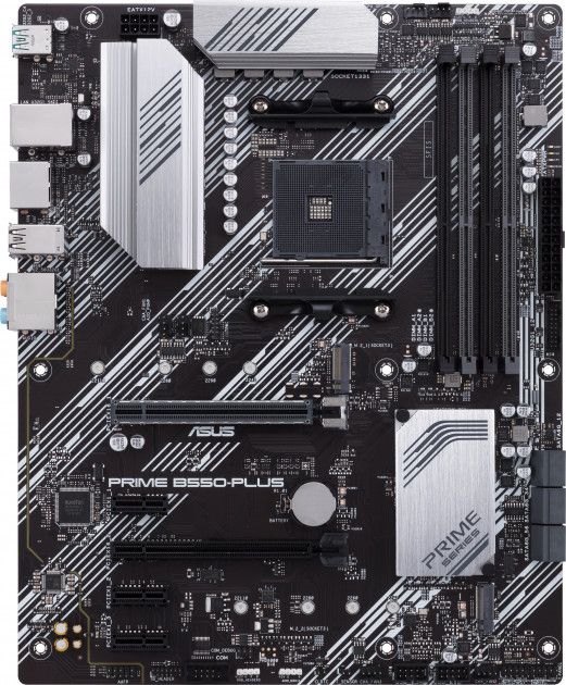 Материнcька плата ASUS PRIME B550-PLUS sAM4 B550 4xDDR4 M.2 HDMI-DP ATX