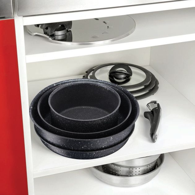 Набір посуду Tefal Ingenio Authentic, 6 предметів, алюміній