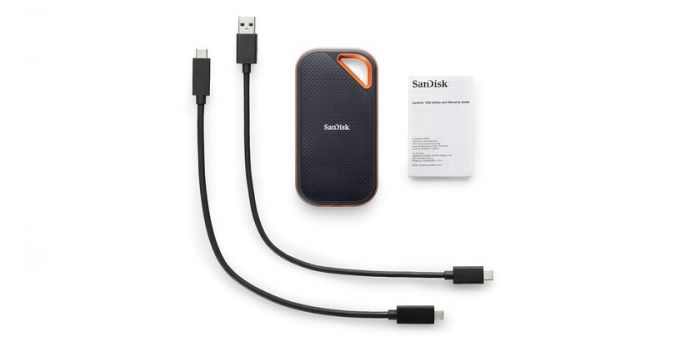 Портативний SSD SanDisk 2TB USB 3.2 Gen 2x2 Type-C E81 R2000/W2000MB/s IP55