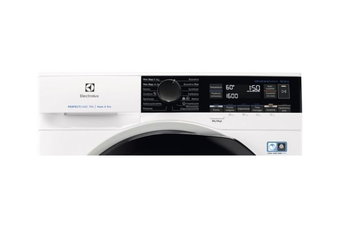 Прально-сушильна машина Electrolux EW8W261BU, 10кг (6кг), 1600, A, Пара, глибина 63см, Дисплей, Білий