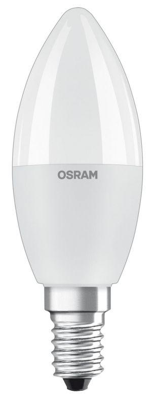 Лампа світлодіодна OSRAM LED В40 5,5W (470Lm) 2700К+RGB E14 пульт ДУ