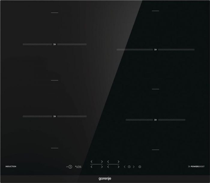 Варильна поверхня Gorenje IT641BCSC/індукц/сенс.упр/PowerBoost -швидкий нагрів/ SmartControl/таймер/шліф.край/ чорний