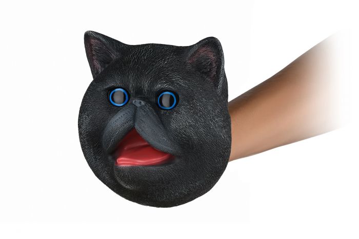 Іграшка-рукавичка Same Toy Кіт чорний X326-B-UT