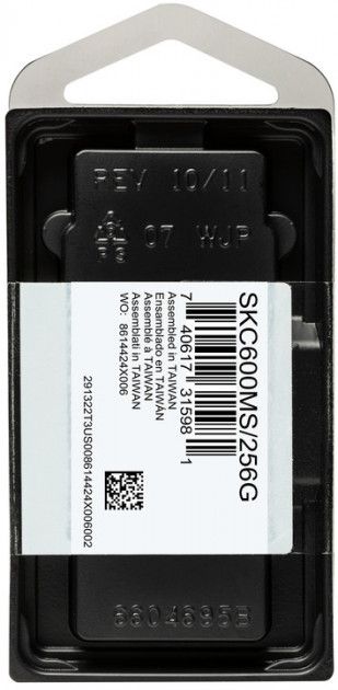 Накопичувач SSD Kingston mSATA 256GB SATA SKC600