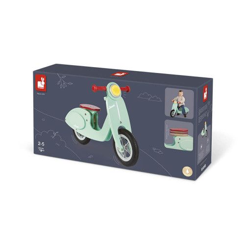 Толокар Janod Ретро скутер м'ятний J03243
