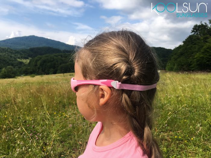 Дитячі сонцезахисні окуляри Koolsun рожеві серії Flex (Розмір: 3+)