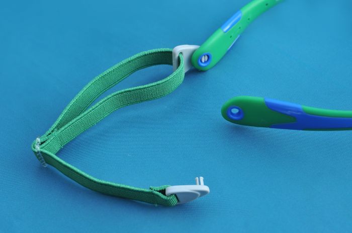 Дитячі сонцезахисні окуляри Koolsun синьо-зелені серії Flex (Розмір: 0+)