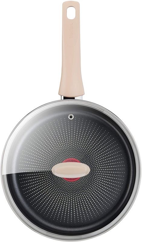 Сотейник Tefal Eco Respect 24 см, скляна кришка, алюміній